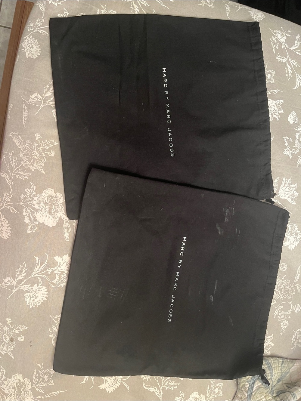 Marc by marc jacobs dust bag set of 2*****